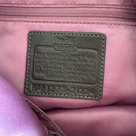 Coach Madison Isabelle Leather Satchel Brown - Picture 6 of 13